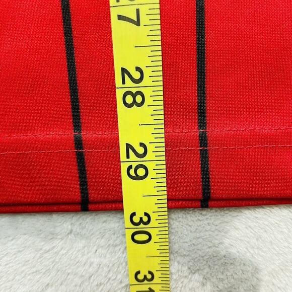 Vintage Olympus Soccer Referee Jersey 2012 Patch Size XXL Red Short Sleeve - Picture 8 of 9